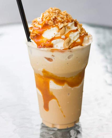 Caramel Ribbon Crunch Frappuccino