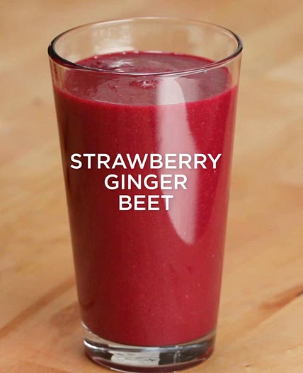 Strawberry Ginger Beet Smoothie Recipe by Tasty