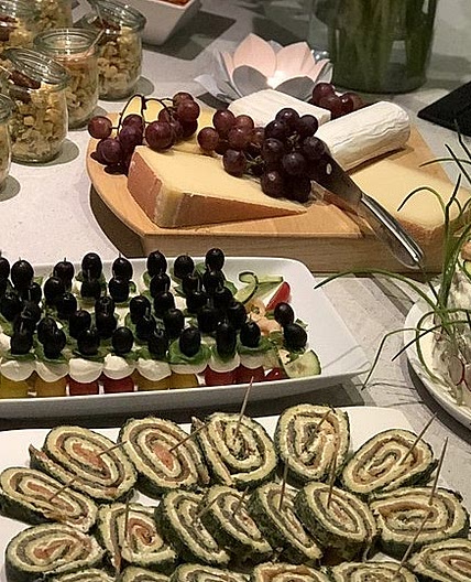 Lachsrolle mit Spinat