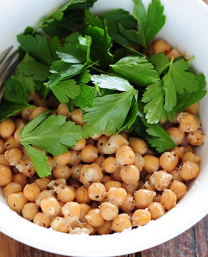 Hot Cheesey Chickpeas