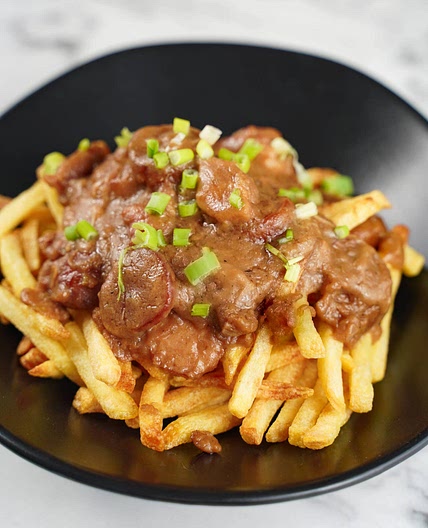 Chicken Sausage Gumbo Fries