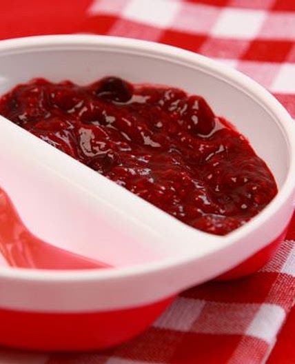 Summer berry puree