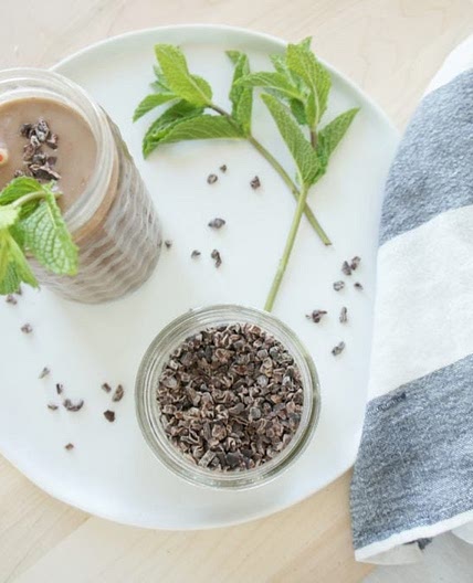 Mint Chocolate Black Bean Smoothie