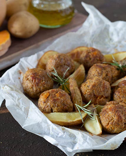POLPETTE DI CARNE E ZUCCA AL FORNO