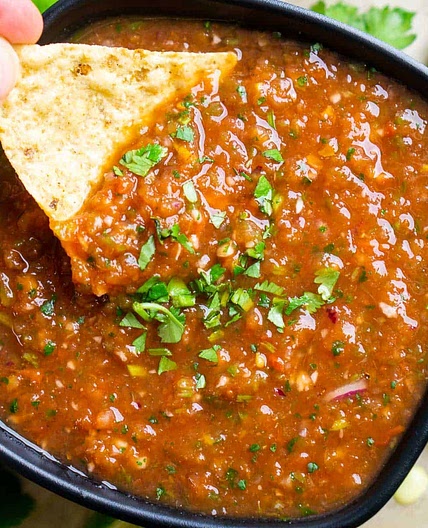 Blender Salsa (Restaurant Style Salsa)