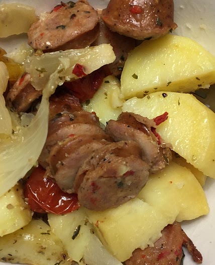 Sausage En Papillote (Air Fryer or Oven)