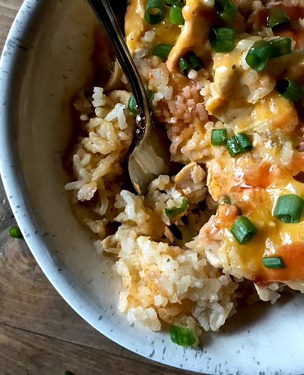 Buffalo Chicken and Rice