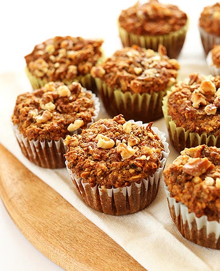 1-Bowl Carrot Apple Muffins (Vegan + GF)