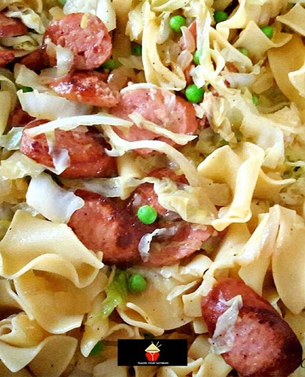 Polish Cabbage and Noodles, Haluski
