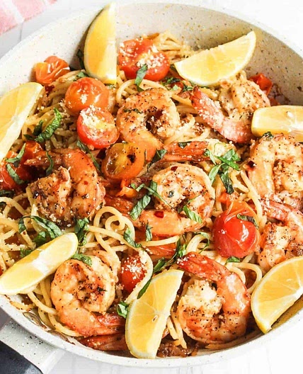 Shrimp Tomato Pasta