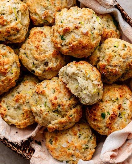Zucchini Biscuits (Parmesan Herb)