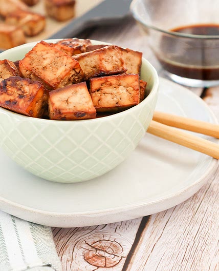 Ginger Tamari Baked Tofu