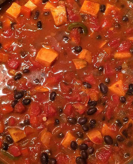Sweet Potato and Black Bean Chili