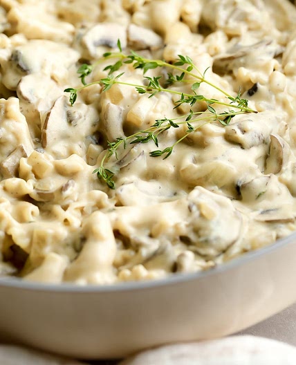 Creamy Vegan Mushroom Stroganoff