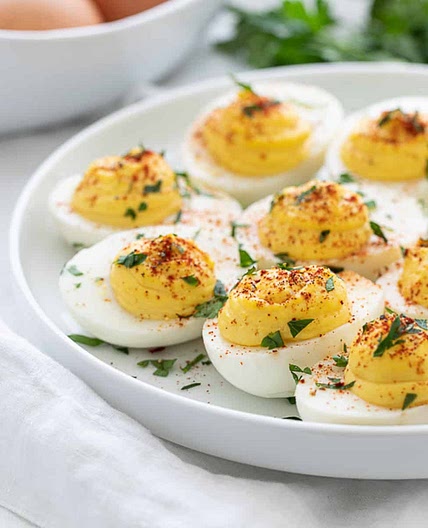 Easy Classic Keto Deviled Eggs
