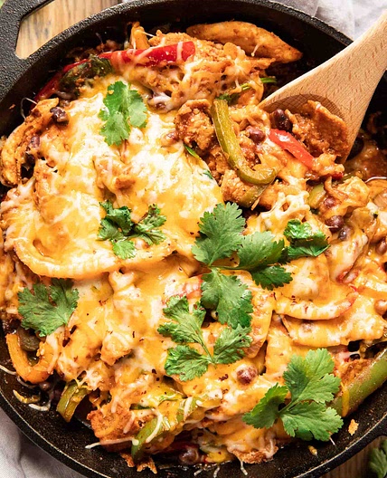Chicken Fajita Bake