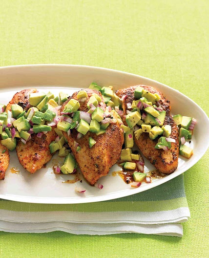 Cayenne-Rubbed Chicken With Avocado Salsa