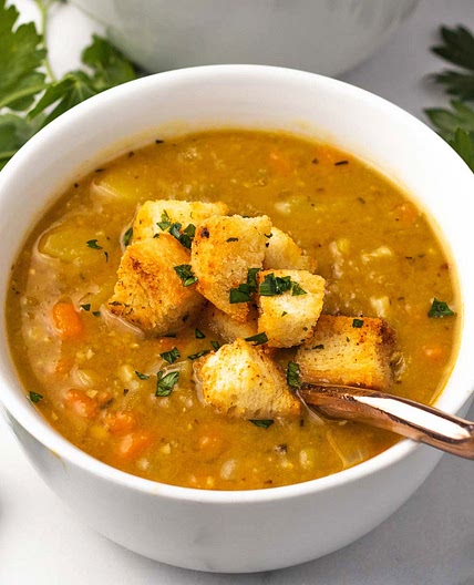 Vegan Instant Pot Split Pea Soup
