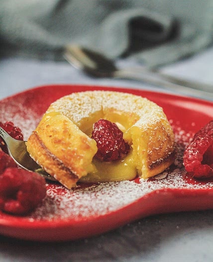 White Chocolate Lava Cakes