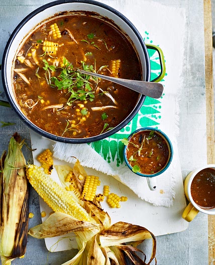 Chicken & black bean chowder