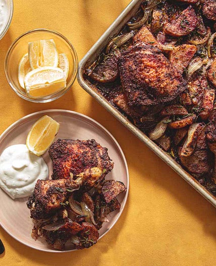 Musakhan (Palestinian Chicken and Potatoes)