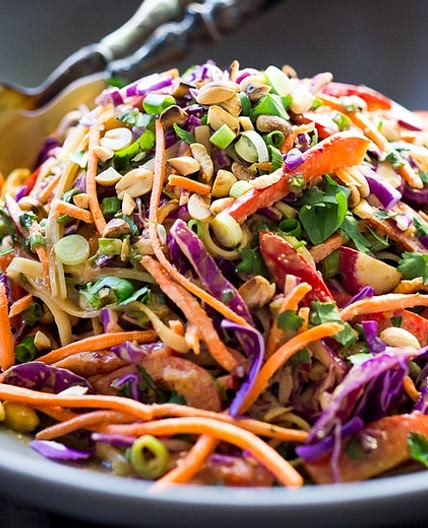 Vegan Thai Noodle Salad with Peanut Sauce