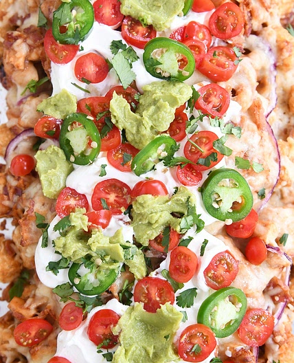 Loaded BBQ Chicken Totchos