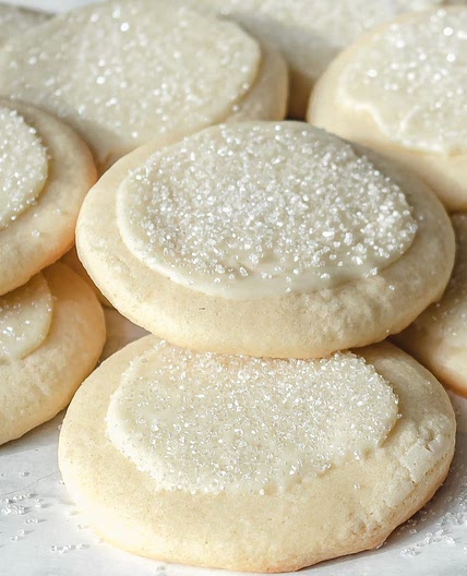 Peppermint White Chocolate Sugar Cookies - Peppermint Cookie Recipe