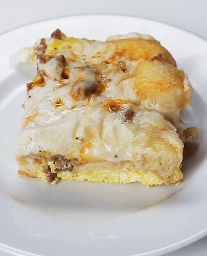 Biscuits And Gravy Bake Recipe by Tasty