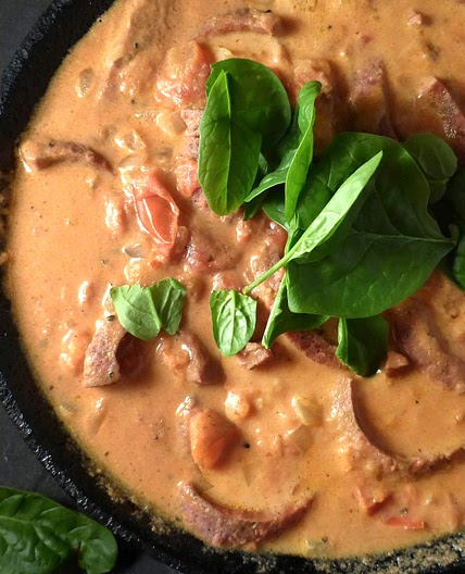 Swedish Sausage Stroganoff (a simple weekday meal)