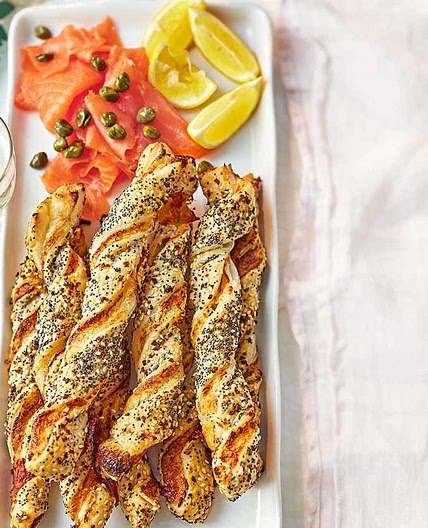 Multi-seed cheese straws