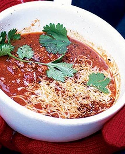 Chilli con carne soup