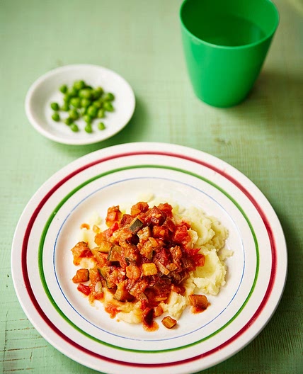 Helen’s ratatouille with mash