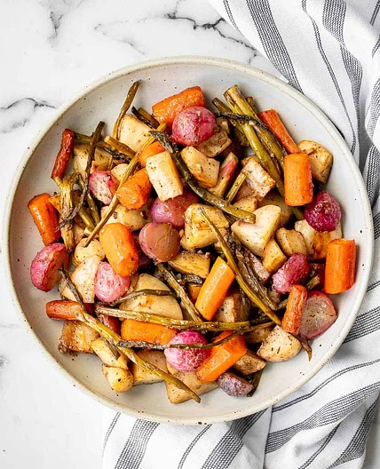 Roasted Spring Vegetables