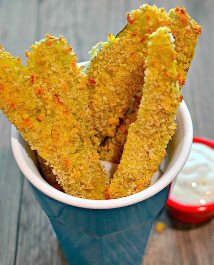 Air Fryer Spicy Dill Pickle Fries