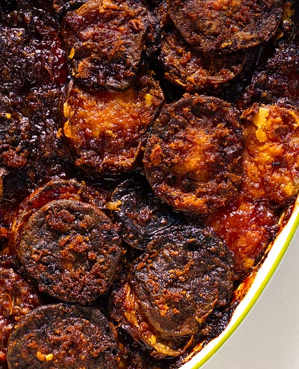 Mother Snacks' Burnt Sweet Potatoes & Tomatoes