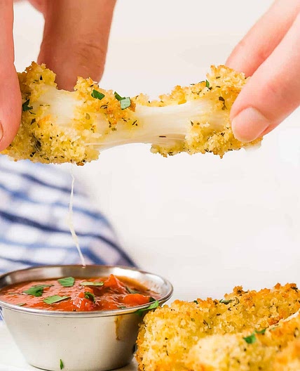 Air Fryer Mozzarella Sticks Recipe