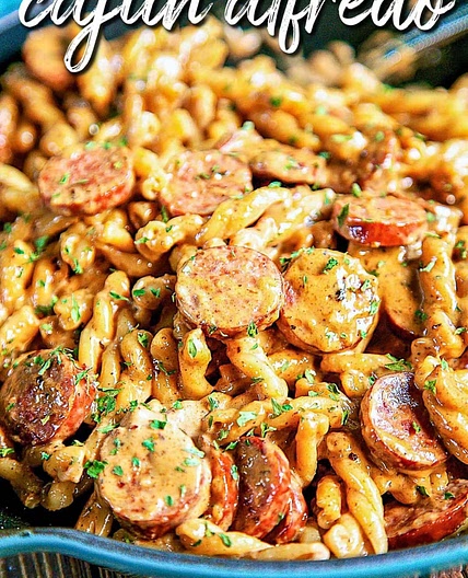 Smoked Sausage Cajun Alfredo