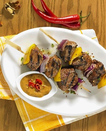 Gourmet Grilled Beef Kabobs