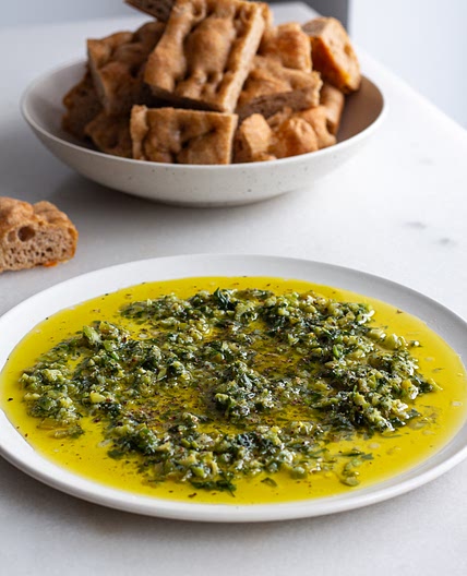 Sizzled Jalapeño Dipping Oil