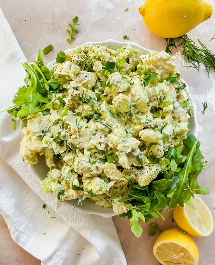 Healthy Lemon Dill Potato Salad Recipe