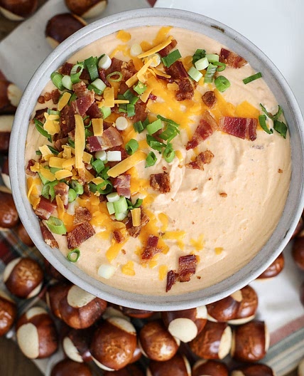 Beer Cheese Dip with Bacon