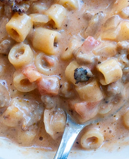 Italian Sausage Parmesan Soup