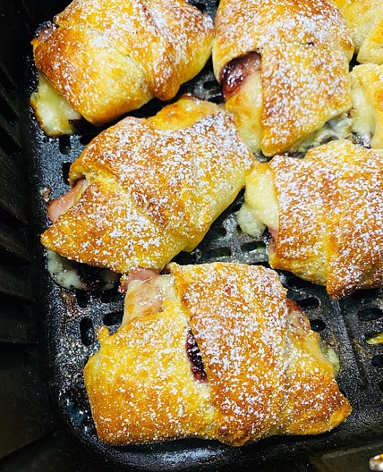 Air Fryer Monte Cristo Roll Ups