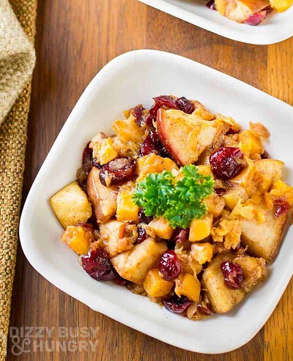 Slow Cooker Butternut Squash and Apples