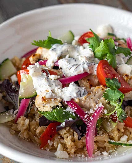 Mediterranean Rice Bowl