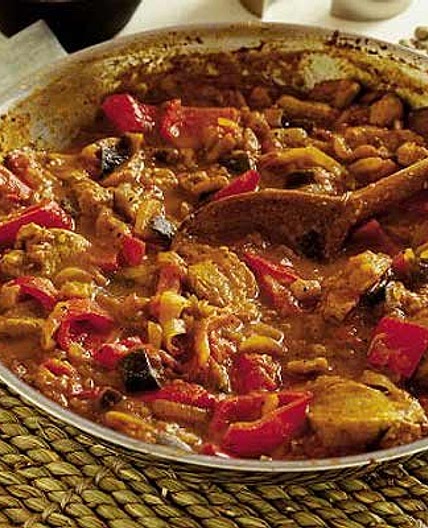 Spicy pork & aubergine