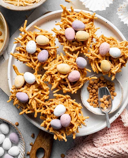 No Bake Bird's Nest Cookies