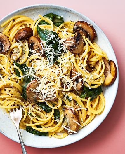 Miso Mushroom Spaghetti