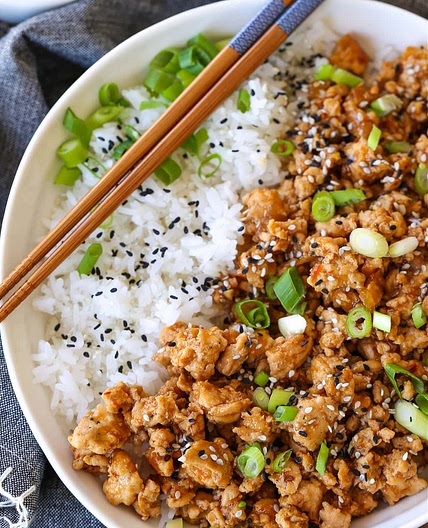 Sesame Ground Chicken